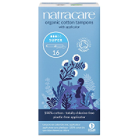 Natracare - Organic All Cotton Tampons (with applicator) - Super