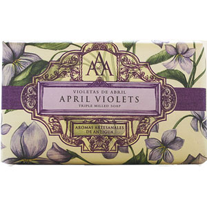 April Violets Triple Milled Soap