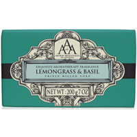 Aromas Artesanales de Antigua - Lemongrass & Basil Triple Milled soap