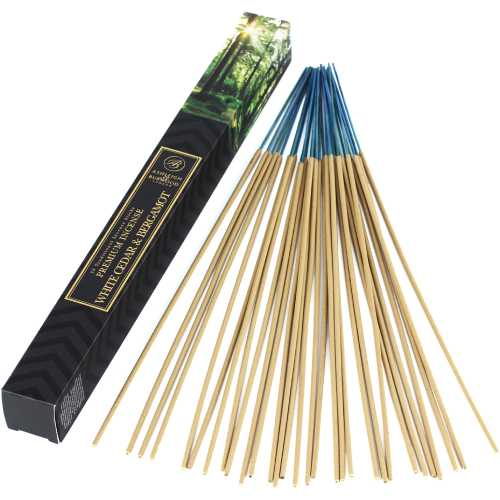 Premium Incense - White Cedar & Bergamot