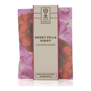 Scented Sachets - Sweet Pea & Poppy