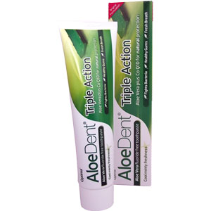 Triple Action Aloe Vera Fluoride Free Toothpaste