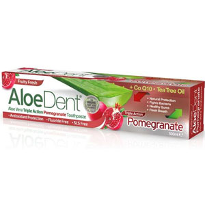 Aloe Vera Triple Action Pomegranate Toothpaste