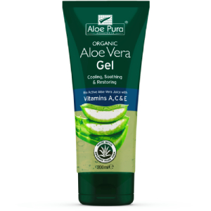 Organic Aloe Vera Gel with Vitamins A, C & E