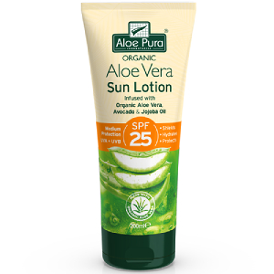 Organic Aloe Vera Sun Lotion SPF 25