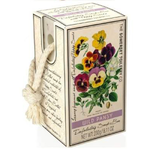 Exfoliating Soap Bar (on a rope) - Wild Pansy