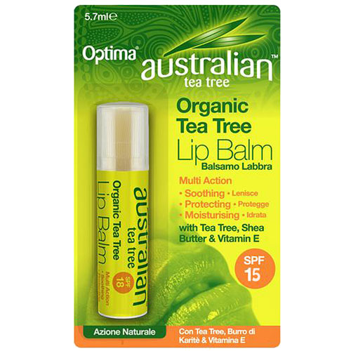 Organic Tea Tree Lip Balm - SPF 15