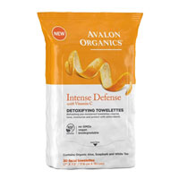 Avalon Organics - Intense Defence Detoxifying Towelettes