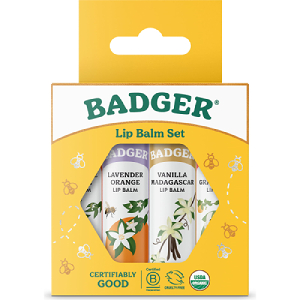 Badger Lip Balm Gift Pack - (Yellow)
