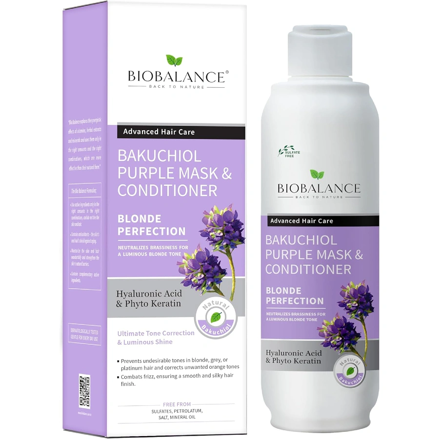 BioBalance - Bakuchiol Purple Mask & Conditioner - Blonde Perfection