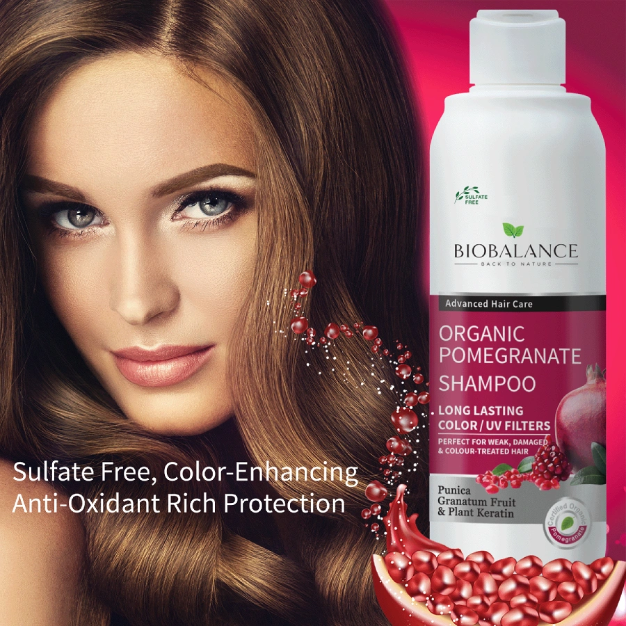 Organic Pomegranate Shampoo - Lasting Colour
