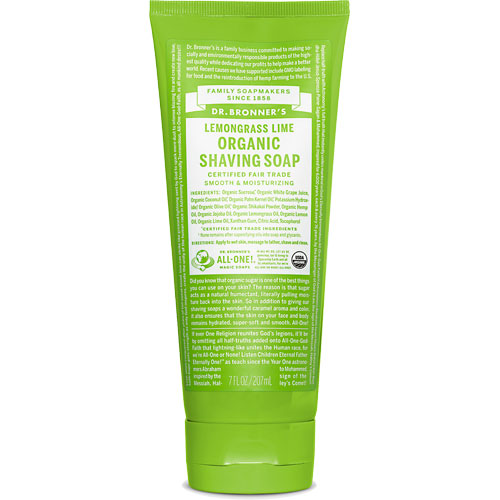 Organic Shaving Soap - Lemongrass Lime