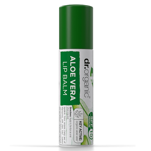 Dr.Organic Aloe Vera Lip Balm SPF 15 Aloe Vera Lip Balm SPF 15