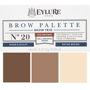 Brow Palette Trio - Colour Chart