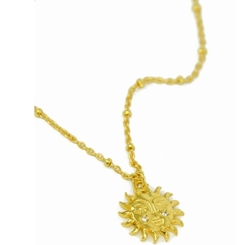 Gold Sun Necklace