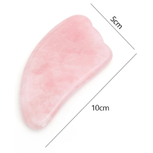 Gua Sha Pink Horn Shade Jade Stone