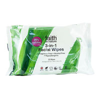 Faith In Nature - 3-in-1 Facial Wipes