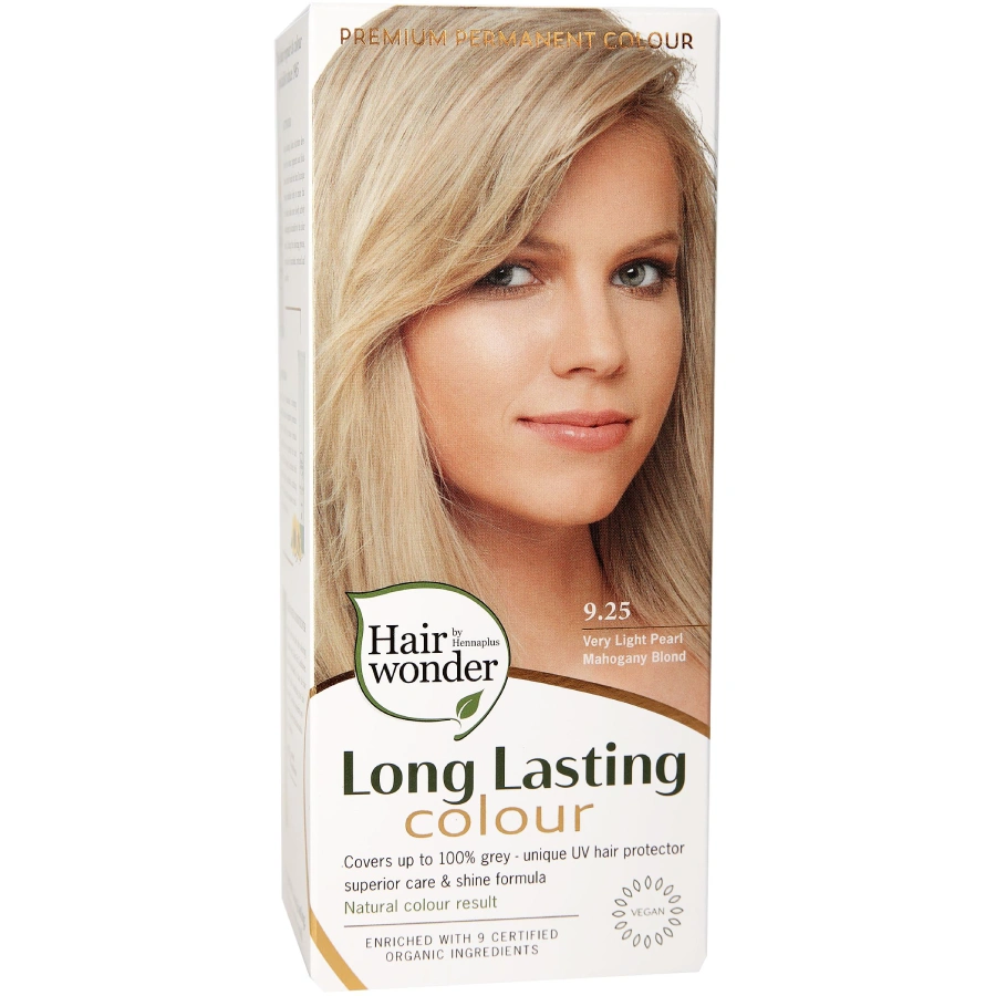 Hairwonder - Long Lasting Colour - Very Light Pearl Mahogany Blond 9.25