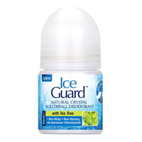 Ice Guard - Natural Crystal Rollerball Deodorant - Tea Tree
