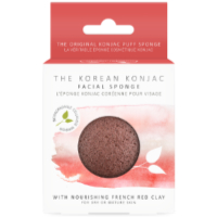 The Konjac Sponge Company - Konjac Puff Sponge - French Red Clay