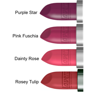 Lipstick Colour Intense - Colour Chart
