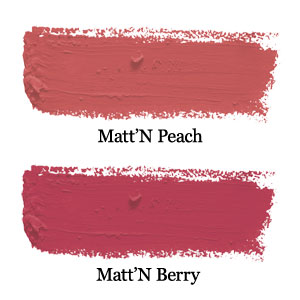 Natural Matt'N Stay Lips - Colour Chart