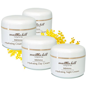 Mimosa Hydrating Skin Care Set (3 x 100ml jar)