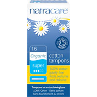 Natracare - Organic All Cotton Tampons (with applicator) - Super