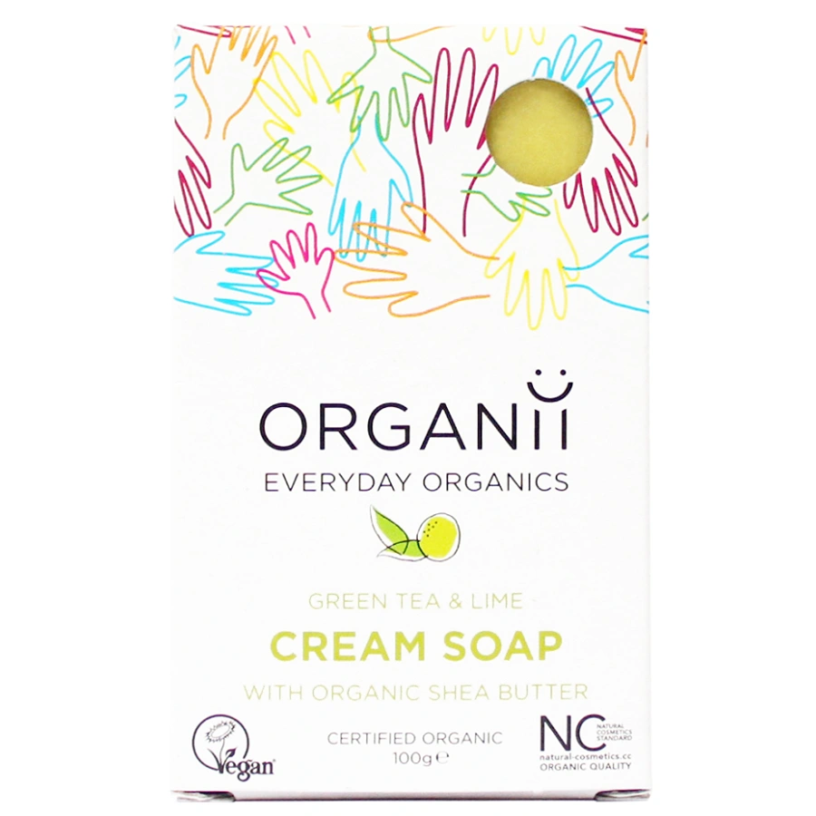 Organii - Cream Soap - Green Tea & Lime