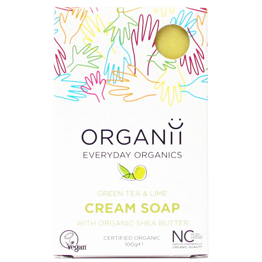 Organii - Cream Soap - Green Tea & Lime