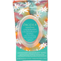 Pacifica - Underarm Deodorant Wipes with Coconut Milk & Sugared Flowers