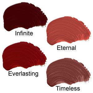 4Ever+Ever Intense Lip Paint - Colour Chart