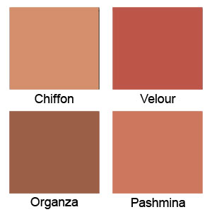 Velvet Matte Cream Lip Colour - Colour Chart