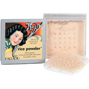 rice powder makeup