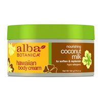 Alba Botanica - Hawaiian Body Cream - Coconut Milk