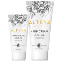 Alteya Organics - Organic Rose Oil Hand Cream - Age Defense (Small)