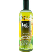 Faith In Nature - Pineapple & Lime Shower Gel & Foam Bath