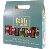 Faith In Nature - Botanicals Shower Gel & Foam Bath Minis Pack