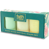 Faith In Nature - Hand Made Natural Soaps Set
