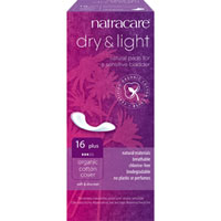 Natracare - Dry + Light Natural Pads - Plus