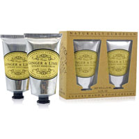 Naturally European - Ginger & Lime Luxury Hand & Foot Cream Gift Pack