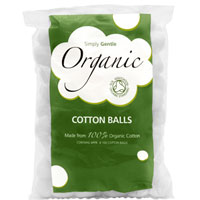 Simply Gentle algodón orgánico bebé seguridad Pack de 56 Buds 